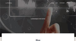 Desktop Screenshot of lucbordeleau.com